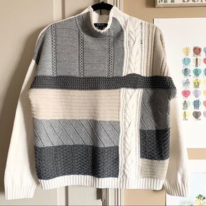 Chaps | Multi-textured knit sweater